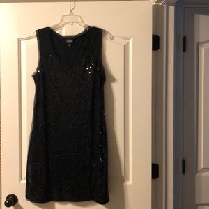 Black sequence dress - not tight